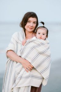 Tybee Island Family Session at Sunset on North Beach